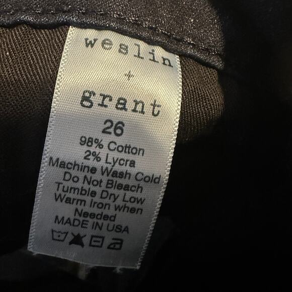 Weslin Grant Desperado Flare Jeans 26 Dark Wash Stretch - Picture 5 of 6